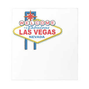 Las Vegas Retro Sign Notizblock
