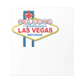 Las Vegas Retro Sign Notizblock