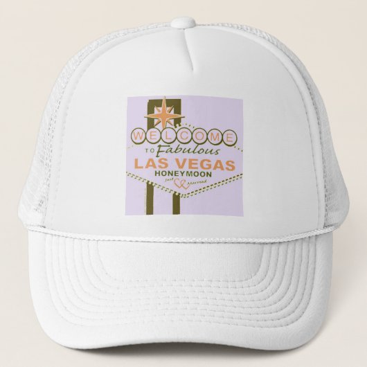 Las Vegas Retro Truckerkappe (Vorderseite)