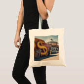 Las Vegas Retro Vintag Souvenir Tasche (Vorderseite (Produkt))
