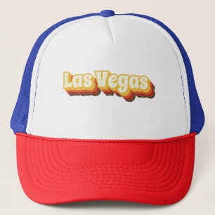 Las Vegas Retro Vintage Text Truckerkappe