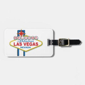 Las Vegas Retro-Zeichen Gepäckanhänger