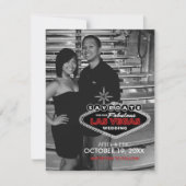 Las Vegas Rett-the-Date Custom Postcard Save The Date (Vorderseite)