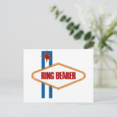 Las Vegas Ring Bearer Postkarte (Stehend Vorderseite)