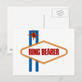 Las Vegas Ring Bearer Postkarte (Vorne/Hinten)