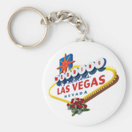 Las Vegas Rote Rosen Hochzeit Schlüsselanhänger