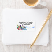 Las Vegas Rücksendeadresse Adressaufkleber (Insitu)