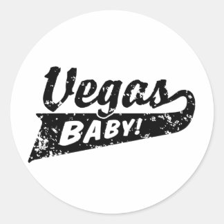 Las Vegas Runder Aufkleber