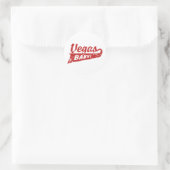 Las Vegas Runder Aufkleber (Tasche)