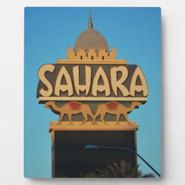 Las Vegas Sahara Casino Sehenswürdigkeit Architekt Fotoplatte