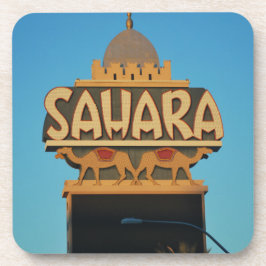 Las Vegas Sahara Casino Sehenswürdigkeit Architekt Getränkeuntersetzer