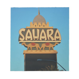 Las Vegas Sahara Casino Sehenswürdigkeit Architekt Notizblock