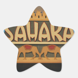 Las Vegas Sahara Casino Sehenswürdigkeit Architekt Stern-Aufkleber