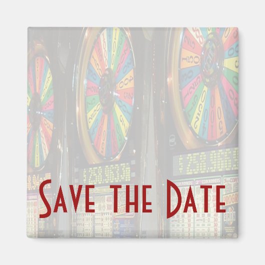 Las Vegas Save the Date Magnet (Vorne)