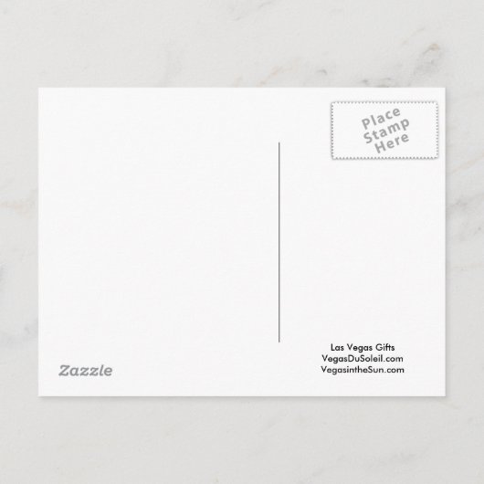 Las Vegas SAVE THE DATE Postcard Ankündigungspostkarte (Rückseite)