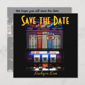 Las Vegas Save the Date Slot Machine (Vorne/Hinten)
