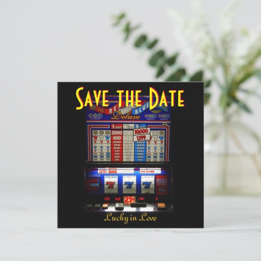 Las Vegas Save the Date Slot Machine (Stehend Vorderseite)