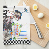 Las Vegas Sehenswürdigkeiten Küchentücher (Viertel Falte)