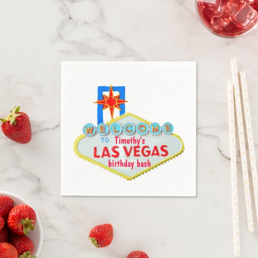 Las Vegas Serviette (Beispiel)