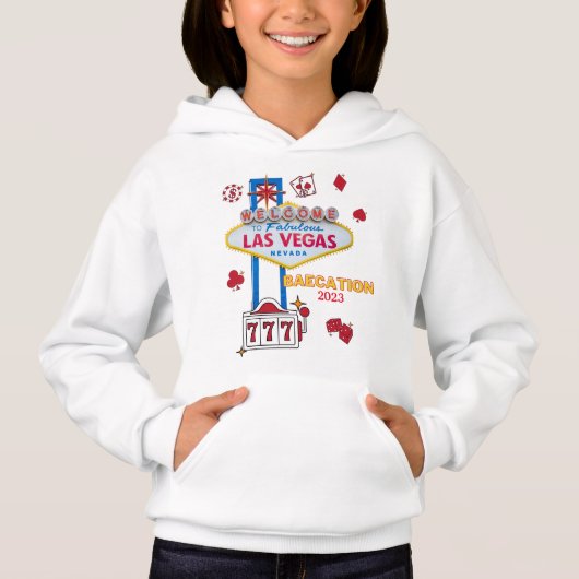 Las Vegas Sign Nevada Baecation Group Matching Hoodie (Vorderseite)