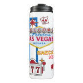 Las Vegas Sign Nevada Baecation Thermosbecher (Vorderseite)