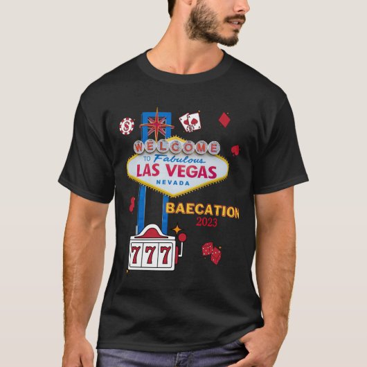 Las Vegas Sign Nevada BaecGroup Matching T-S T-Shirt (Vorderseite)