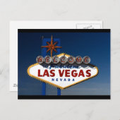 Las Vegas Sign Postkarte (Vorne/Hinten)