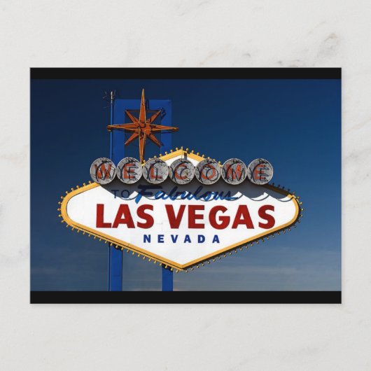 Las Vegas Sign Postkarte (Vorderseite)