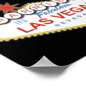 Las vegas signboard poster (Ecke)