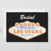 Las Vegas signieren Hochzeit in Urlaubsort Brautpa Einladung (Vorderseite)