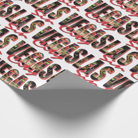 Las Vegas Sin City Geschenkpapier (Ecke)