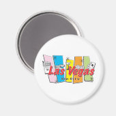 Las-Vegas-Sin-City Magnet (Vorderseite/Rückseite)
