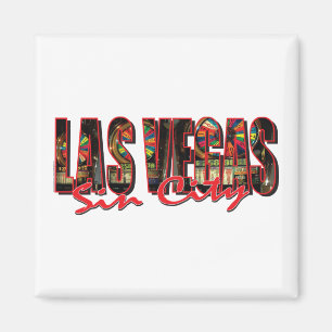 Las Vegas Sin City Magnet