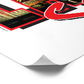 Las Vegas Sin City Poster (Ecke)