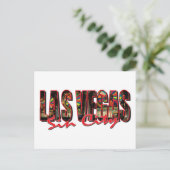 Las Vegas Sin City Postkarte (Stehend Vorderseite)