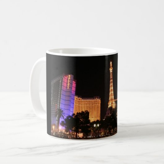 Las Vegas Skyline Kaffeetasse (Vorderseite Links)