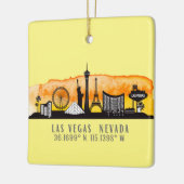 Las Vegas Skyline Latitude Personalisiert Keramikornament (Links)