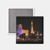 Las Vegas Skyline Magnet (Vorderseite/Rückseite)