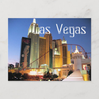 Las Vegas skyline Postkarte