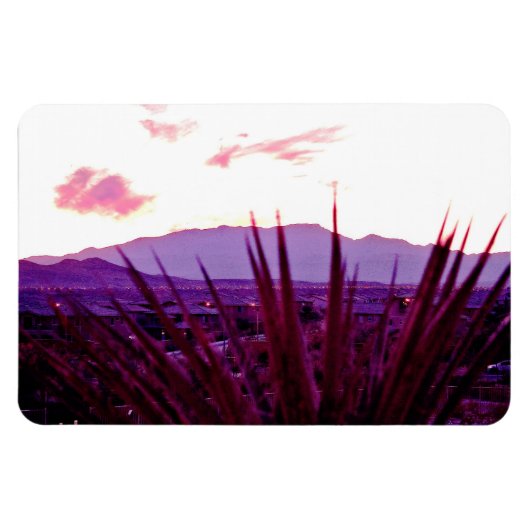 Las Vegas Skyline Residential Mountain View #1 Magnet (Horizontal)