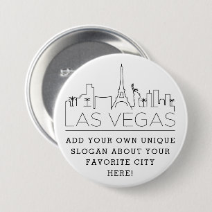 Las Vegas Skyline   Schaltfläche "Benutzerdefinie Button