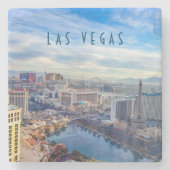 Las Vegas Skyline Stone Untersetzer (Vorderseite)