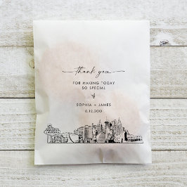 Las Vegas Skyline Wedding Vielen Dank für Ihre Unt Geschenktütchen