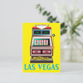 LAS VEGAS Slot Machine Travel Postcard Postkarte (Stehend Vorderseite)