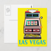 LAS VEGAS Slot Machine Travel Postcard Postkarte (Vorne/Hinten)