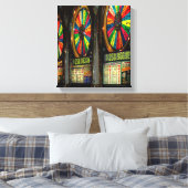 Las Vegas Slot Maschinen Leinwanddruck (Insitu (Schlafzimmer))