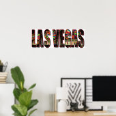 Las Vegas Slot Maschinen Poster (Heimbüro)