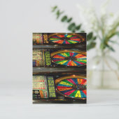 Las Vegas Slot Maschinen Postkarte (Stehend Vorderseite)