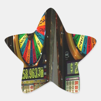Las Vegas Slot Maschinen Stern-Aufkleber