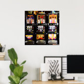 Las Vegas Slots Dream Machines Poster (Heimbüro)
